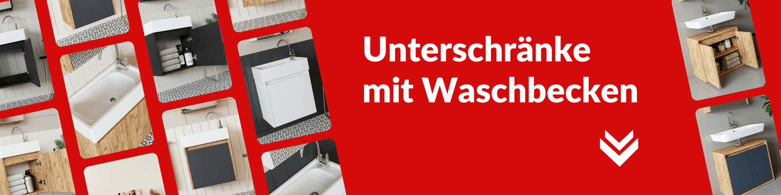 Unterschränke mit/ohne Waschbecken