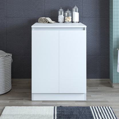 Roomart, bathroom washing machine cabinet Atlantic, washing machine superstructure, bathroom shelf, WHT: 70 x 191 x 70 cm, in white - bathroom cabinet, washbasin, bathroom furniture, bathroom cabinet, bathroom, with, vanity unit, bathroom furniture, set, washbasin, furniture, bathroom