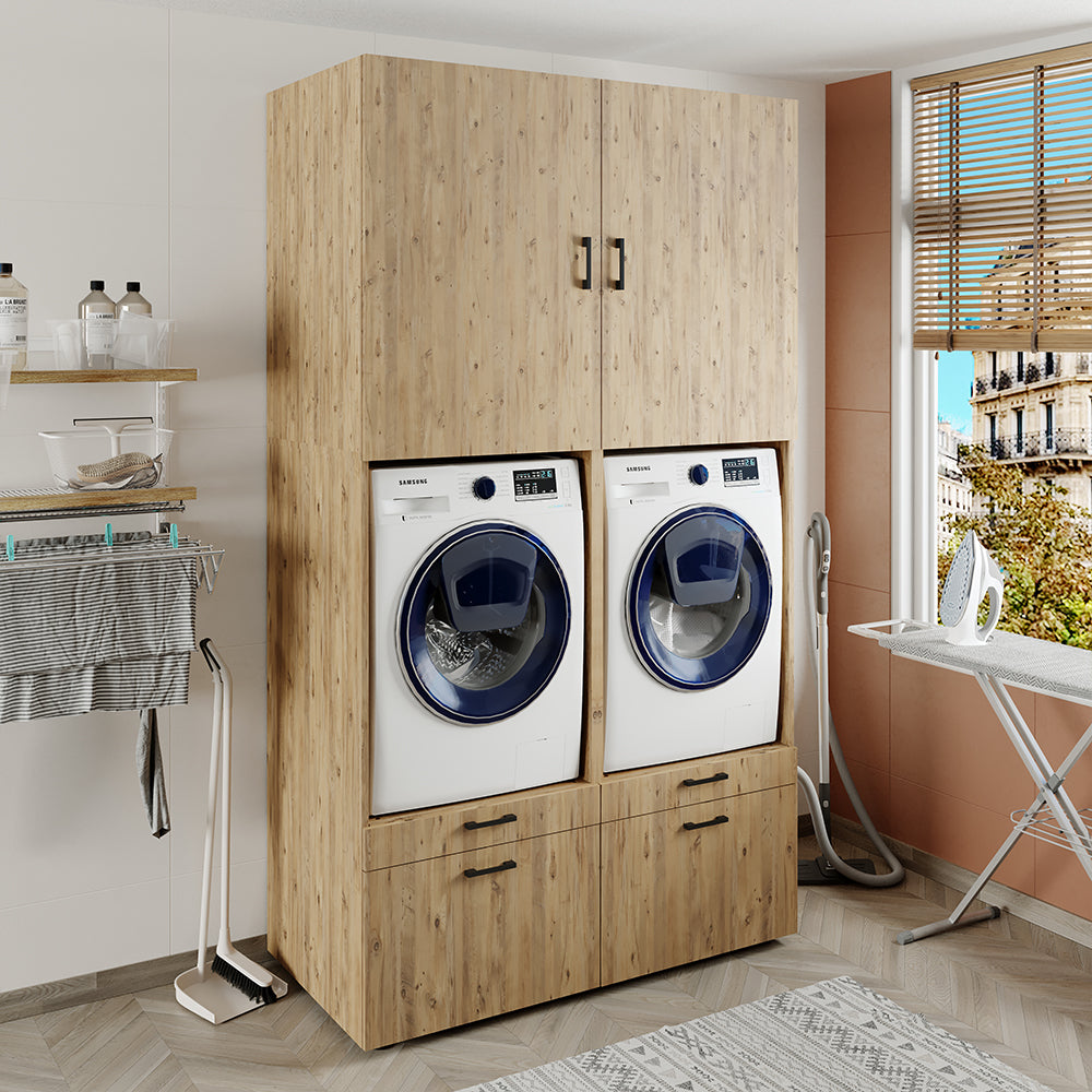 Trockner Waschmaschine für und Roomart – Waschmaschinenüberschrank