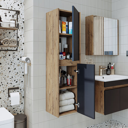 Roomart bathroom furniture set ATRIA 85 cm base cabinet with washbasin mirror cabinet tall cabinet - bathroom, set, washbasin, with, base, cabinet, bathroom, cabinet, wide, mirror, cabinet, bathroom, furniture, washbasin, for, bathroom, cabinet, tall, cabinet, washbasin, base, cabinet, w