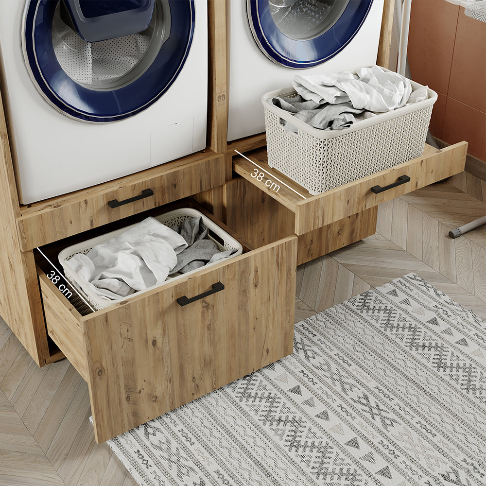 Waschmaschine und Trockner Waschmaschinenüberschrank – Roomart für