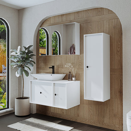 Roomart Set di mobili da bagno GUSTO-ATL 90 cm - mobile da bagno, lavabo, mobili da bagno, mobile da bagno, bagno, con, mobiletto, mobili da bagno, set, lavabo, mobili, mobili da bagno, bagno, armadietti da bagno