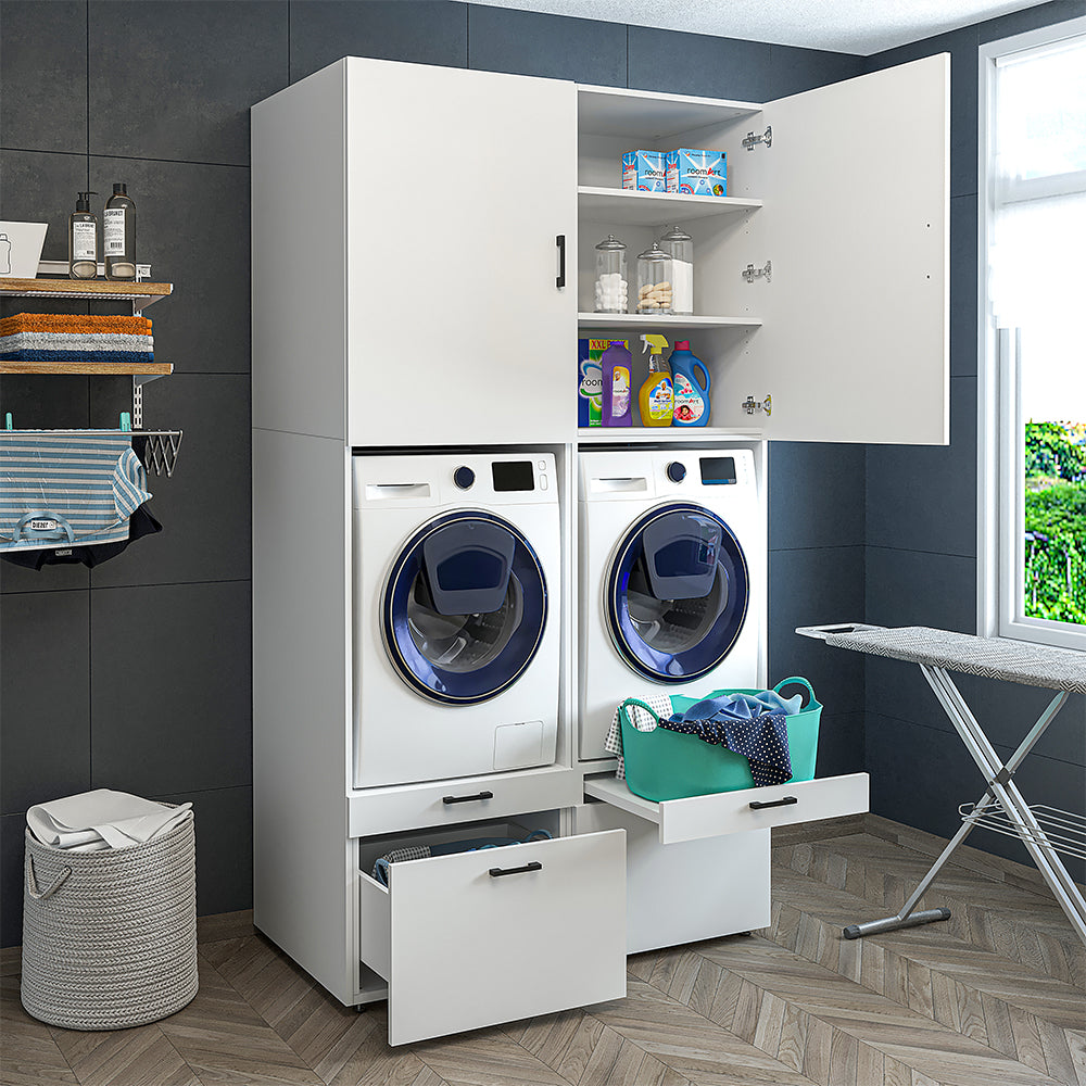 Roomart Waschmaschinenüberschrank – für Trockner und Waschmaschine