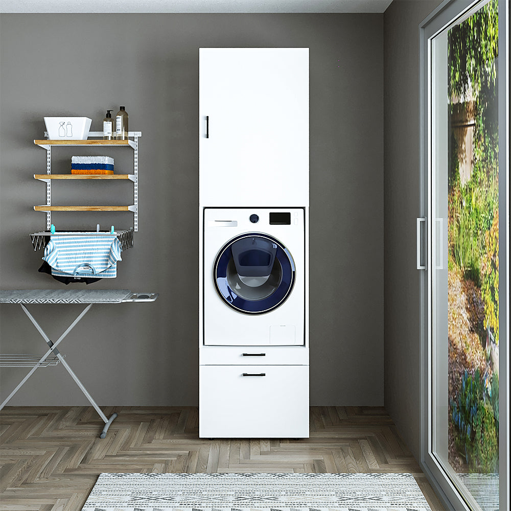 Roomart Waschmaschinenschrank für Trockner& Waschmaschine  Waschmachinenüberbau